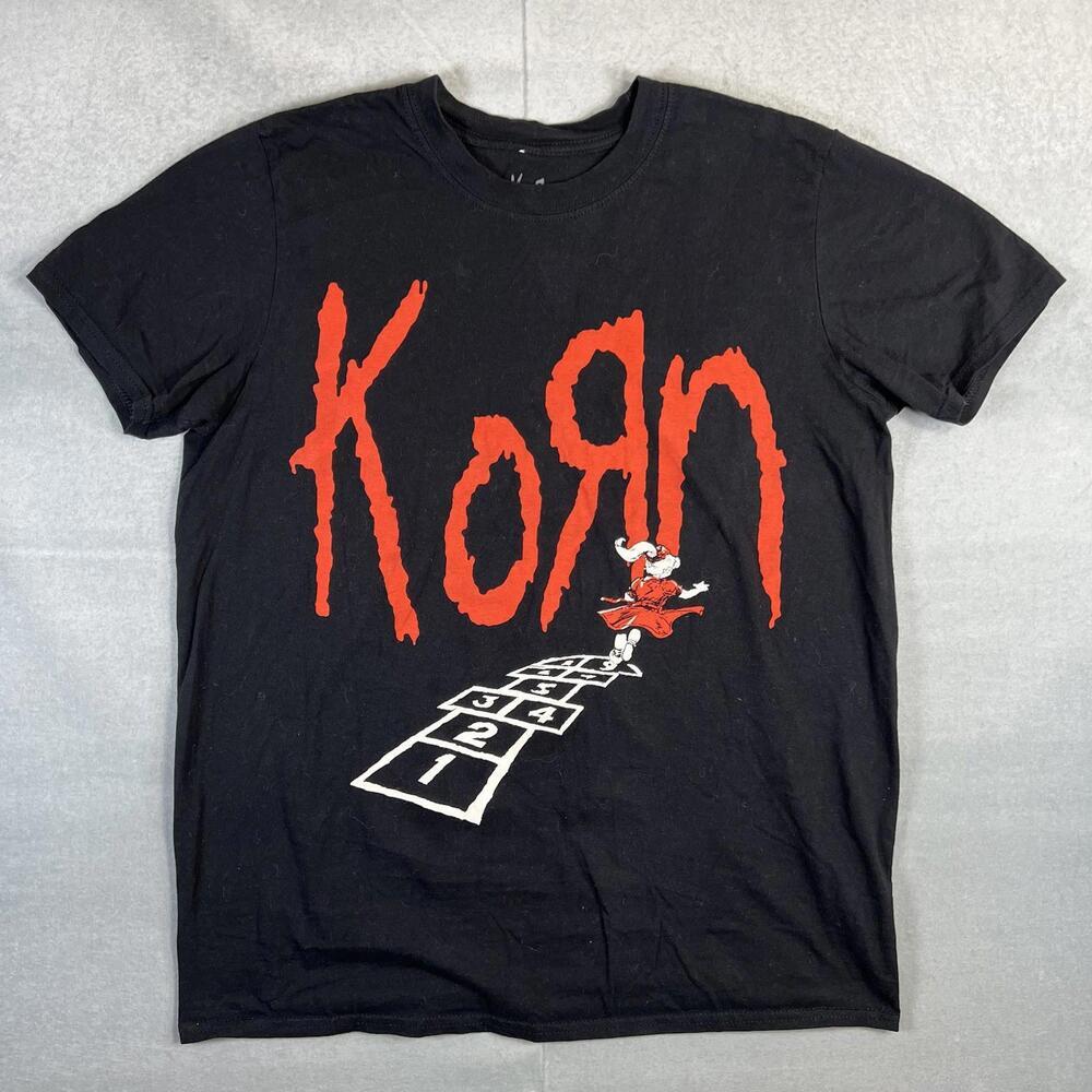 Korn Follow the Leader T Shirt Mens Medium Black Official Band Tee